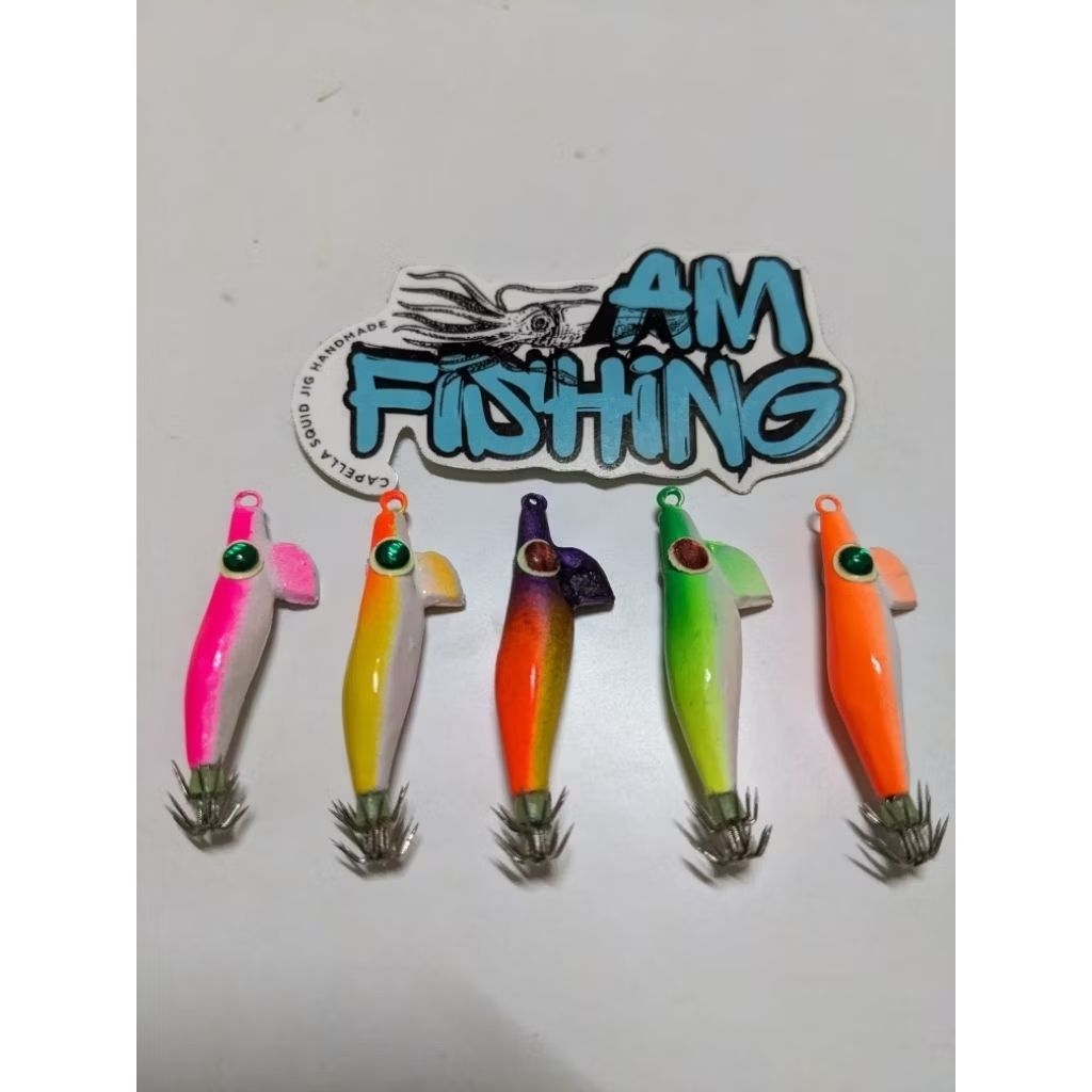 CAPELA EGI / KAYU HANDMADE TENGGELAM UKURAN  BODY EGI 3cm