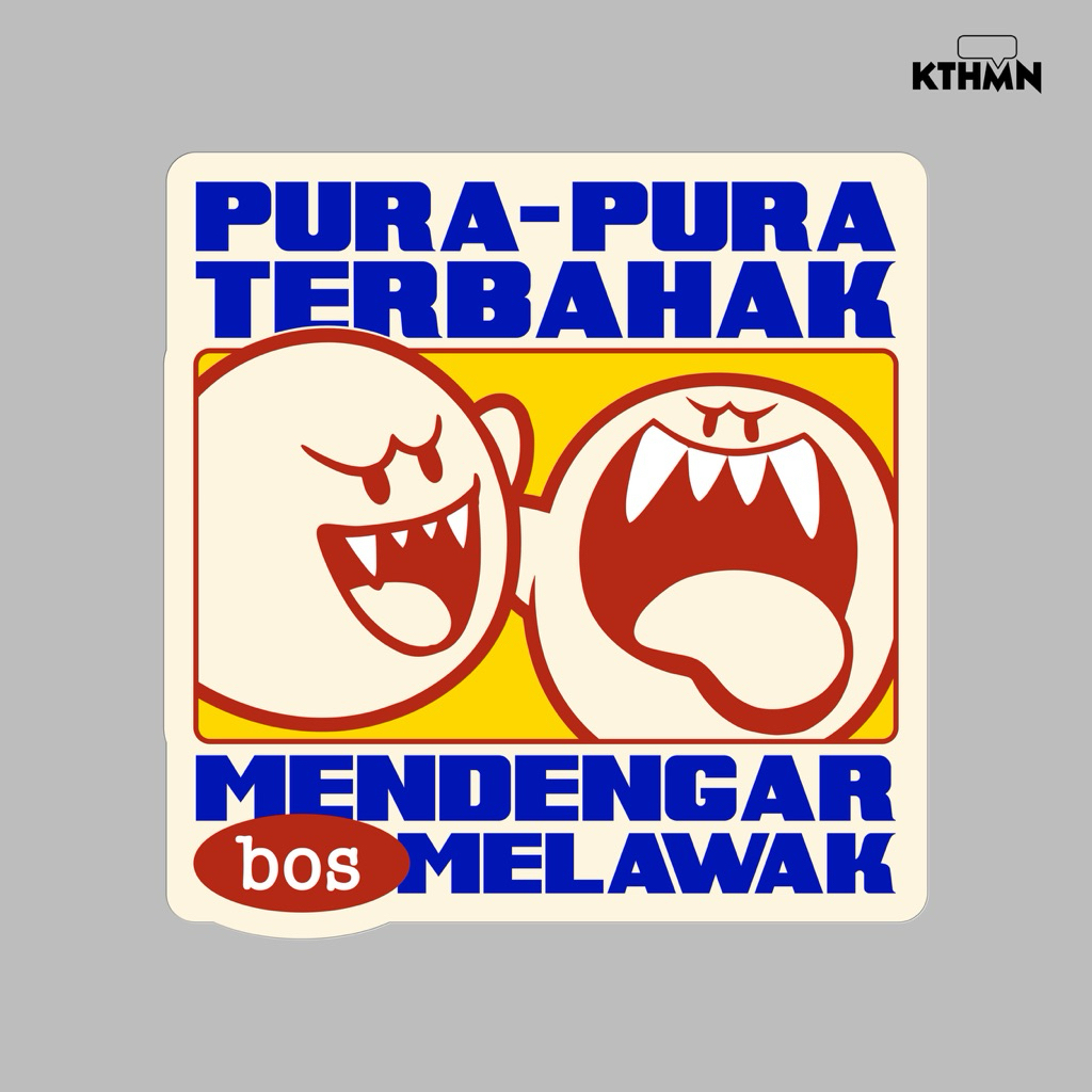 

Pura - Pura Terbahak - Sticker | SS - 158