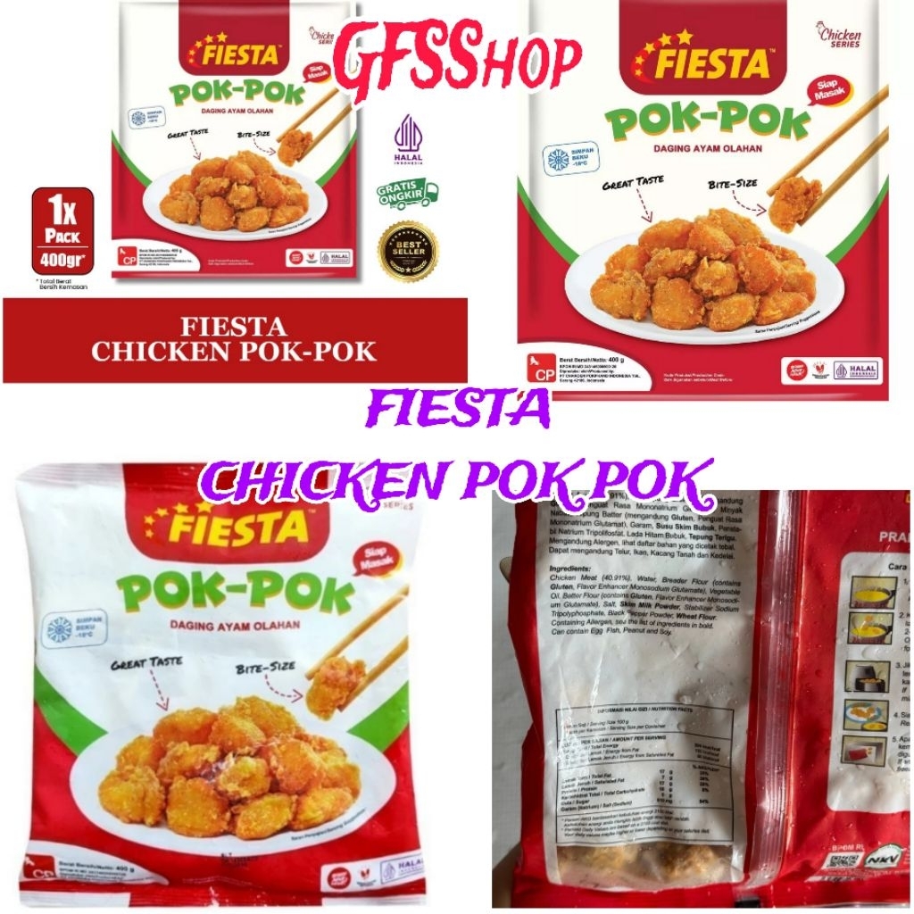 

Kode E. Fiesta Pok Pok 400gram Ayam goreng pok pok bumbu