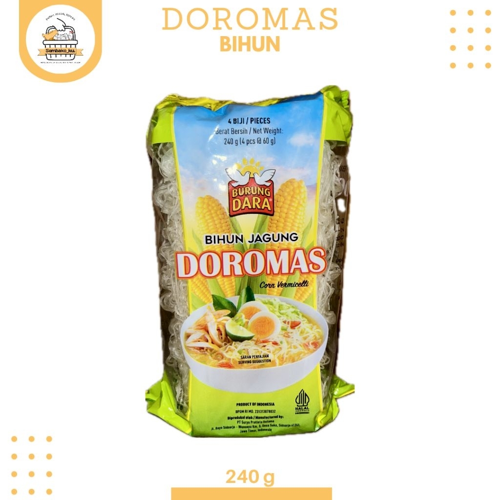 

Bihun Doromas Kemasan 240g