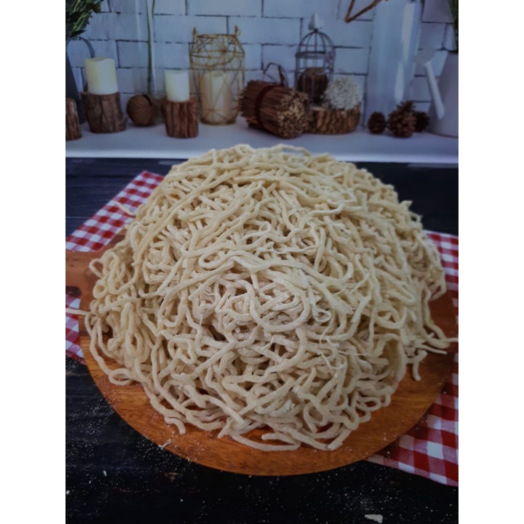 

mie ayam asli telur bebek