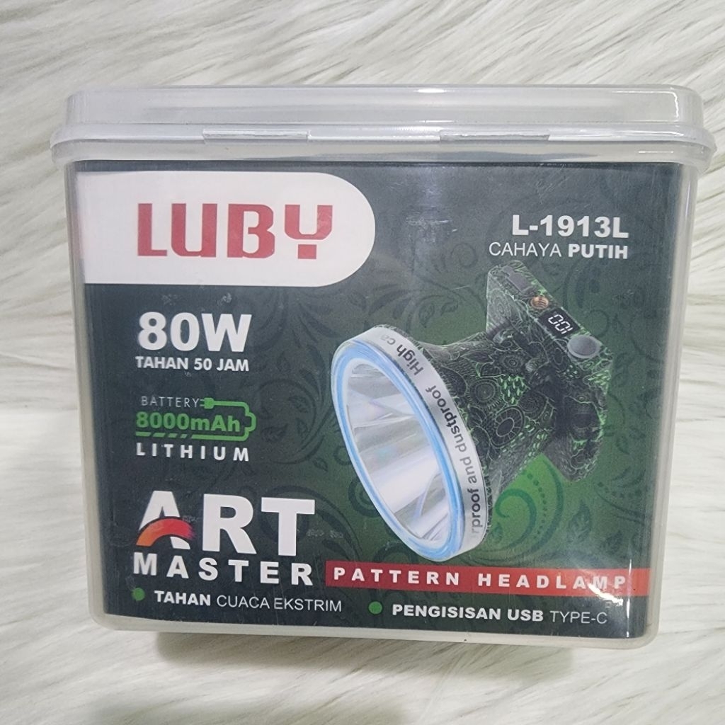 Senter Kepala 80W Art Master Luby L-1913L
