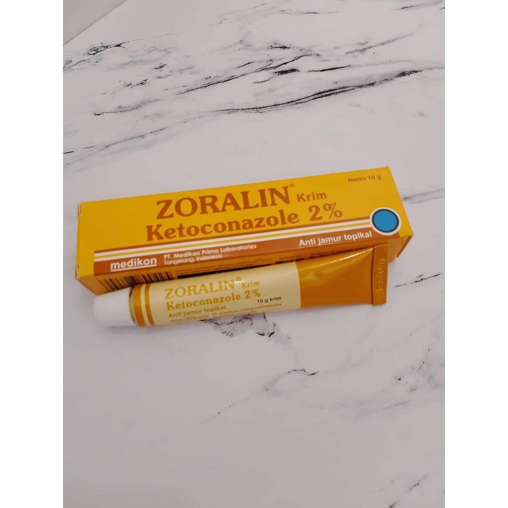 ZORALIN KRIM 2%  10g || SALEP GATAL JAMUR || KETOCONAZOLE KRIM