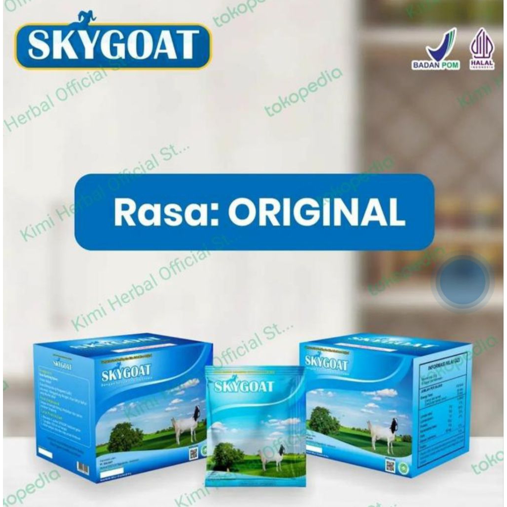 

Susu Kambing Etawa Skygoat @10 Sachet | Susu Bubuk Full Cream Original