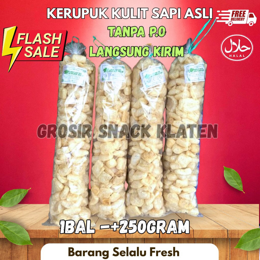 

250 gram rambak sapi/rambak kulit sapi 1bal/rambak sapi dorokdok/rambak kulit sapi 250 gram