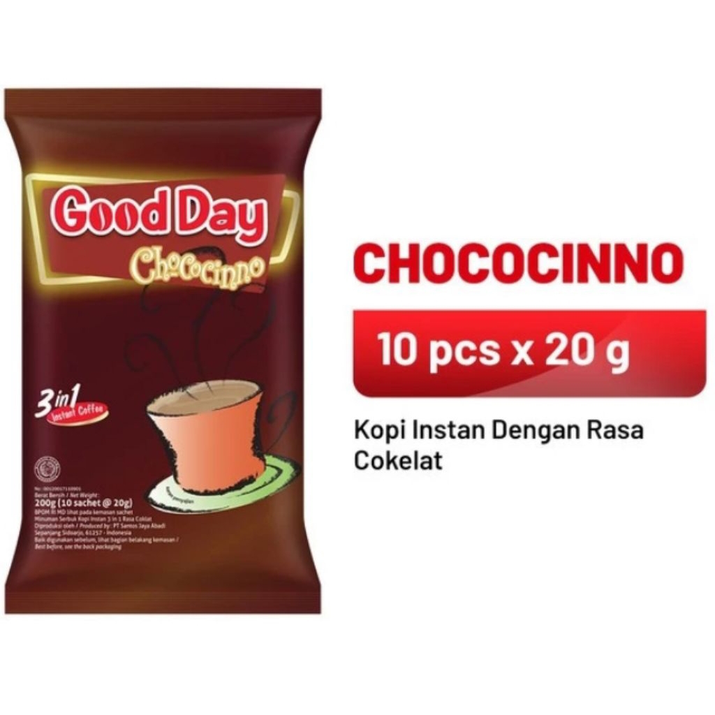 

Good day Chococinno Isi 10 Sachet