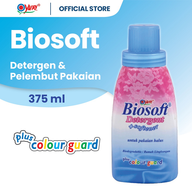 Yuri Biosoft Detergent + Softener 375 Ml