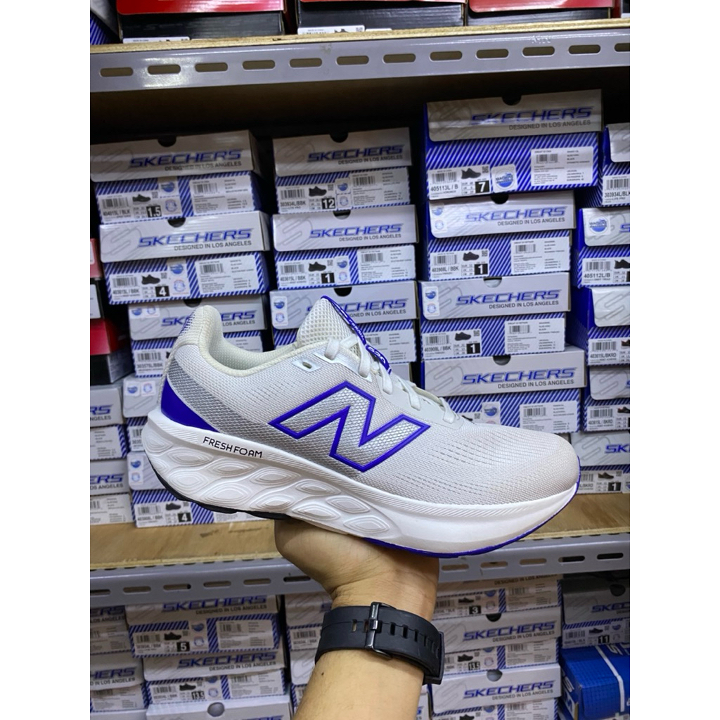 Sepatu New balance original pria/ new balance 520 mens running shoes-white grey