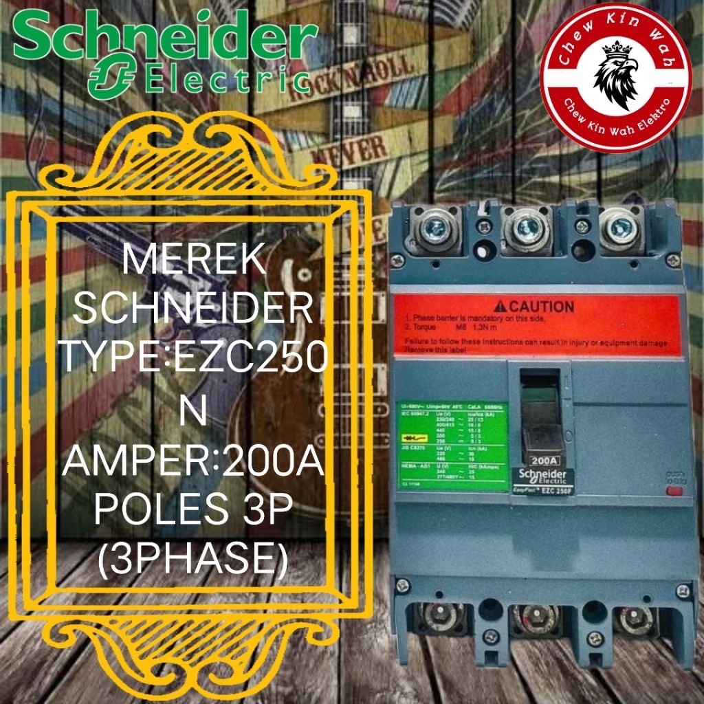 MCCB Breaker Easypact 200a