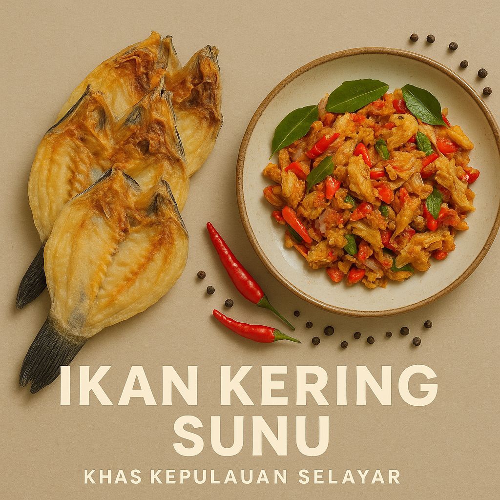 

Ikan Asin Sunu Kerapu 1Kg Khas Kepulauan Selayar