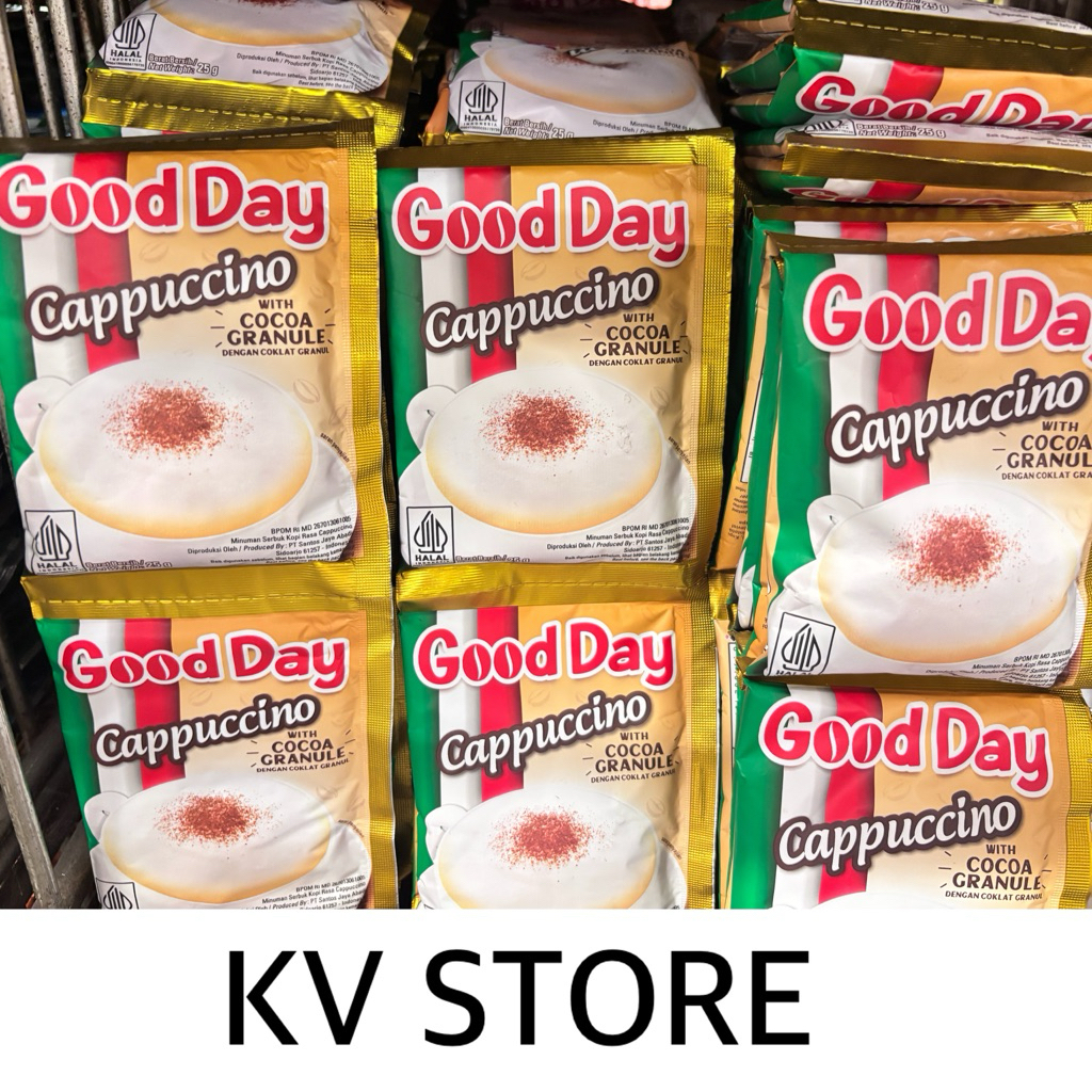 

Good day cappucini 25 gr isi 10 Sachet