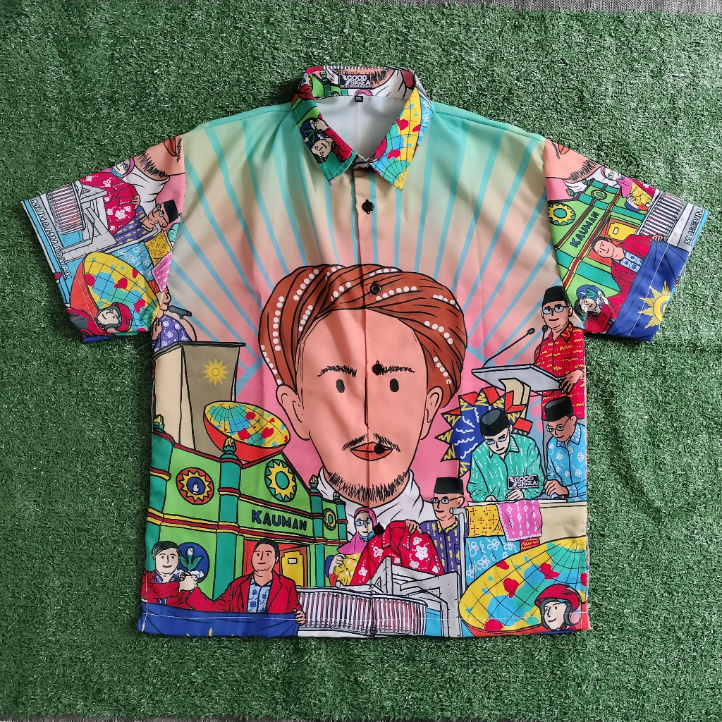 Kemeja Muhammadiyahku - Kemeja Fullprint Muhammadiyah - Kemeja Muhammadiyah - Goodsigma Sportwear