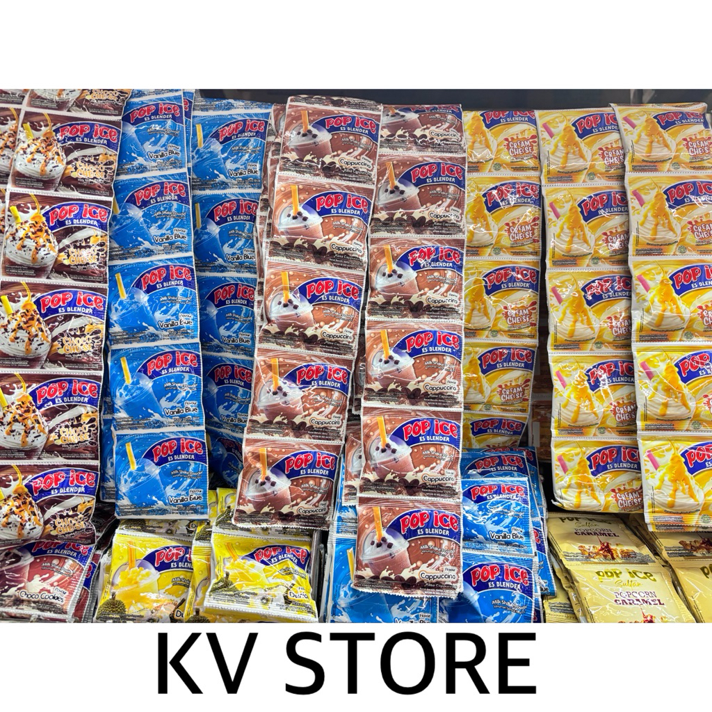 

Pop Ice All variant aneka rasa 1 renceng isi 10 sachet