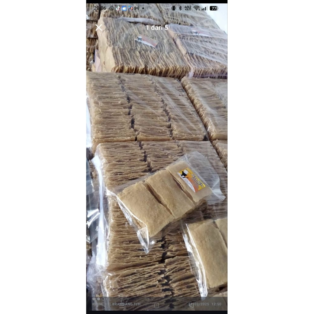 

krupuk puli gendar kas Madiun kriuk gurih raaa bawang 1kg