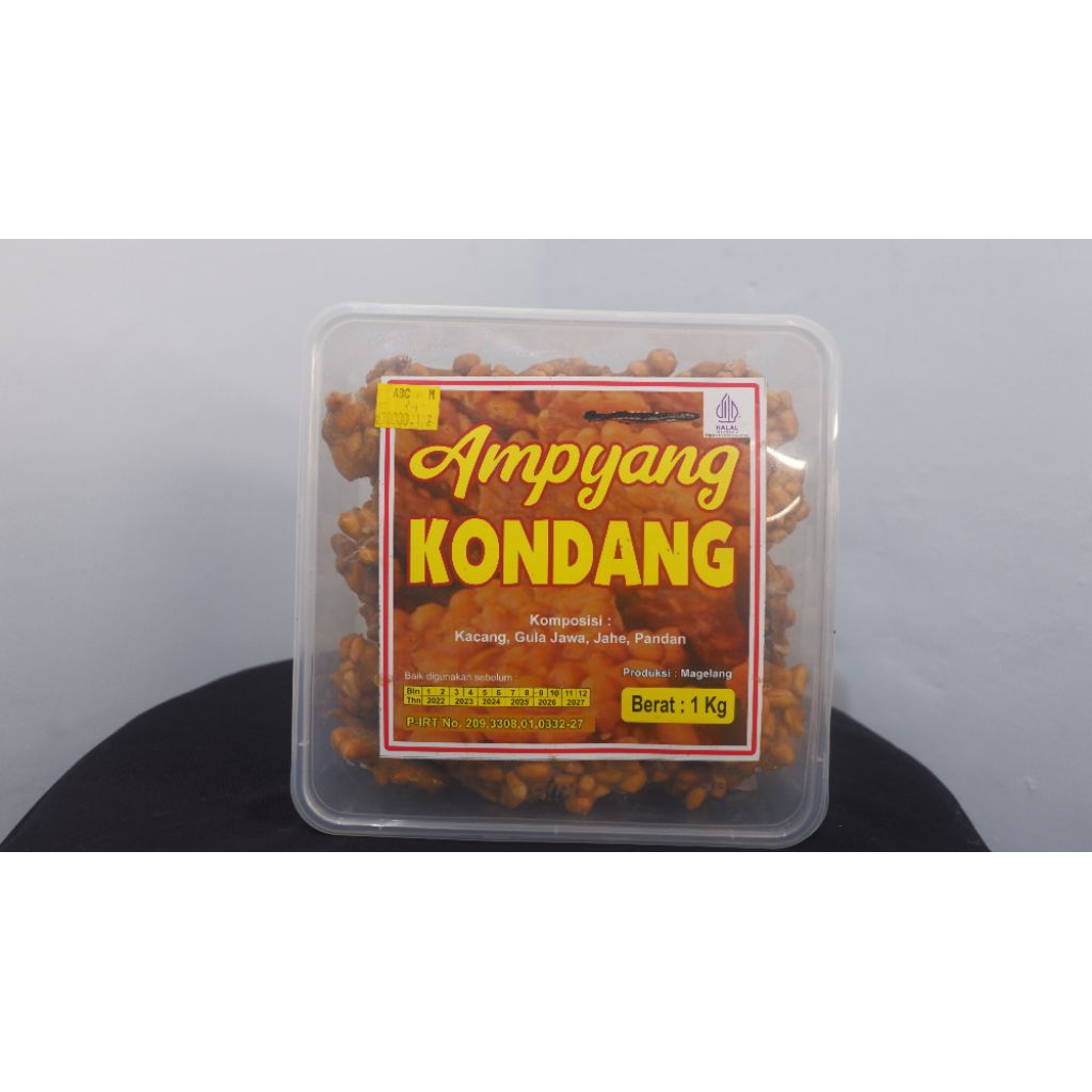 

Ampyang Jahe Kondang 1kg – Camilan Tradisional Kacang Gula Kelapa Pedas Manis