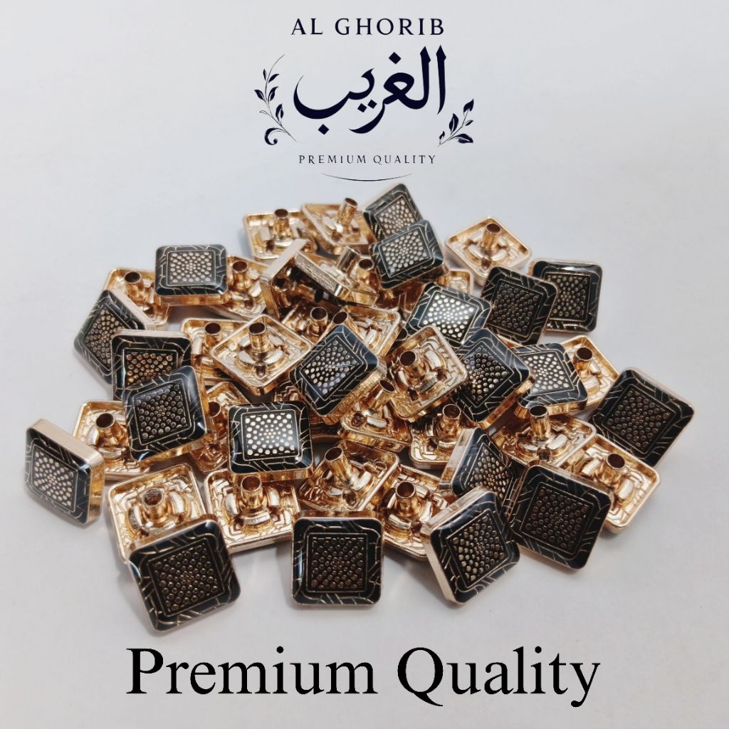 (khusus 20 PCS)Kancing Jepret zinc Alloy IMPORT |Kancing Baju Elegant (Koko,Jubah,Kemeja Dll)| Kanci