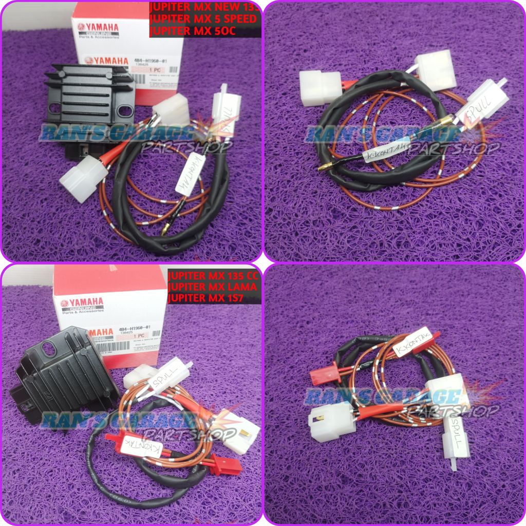 CUSTOM KABEL SOKET DC FULLWAVE YAMAHA JUPITER MX 135 CC OLD NEW 1S7 2S6 5OC KIPROK NMAX ORIGINAL MX 