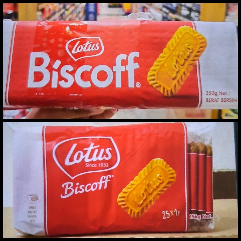 

EXP Ags25-Mar26 Lotus Biscoff 156 - 250 gram Biscuit Biskuit Krim Kue Kering