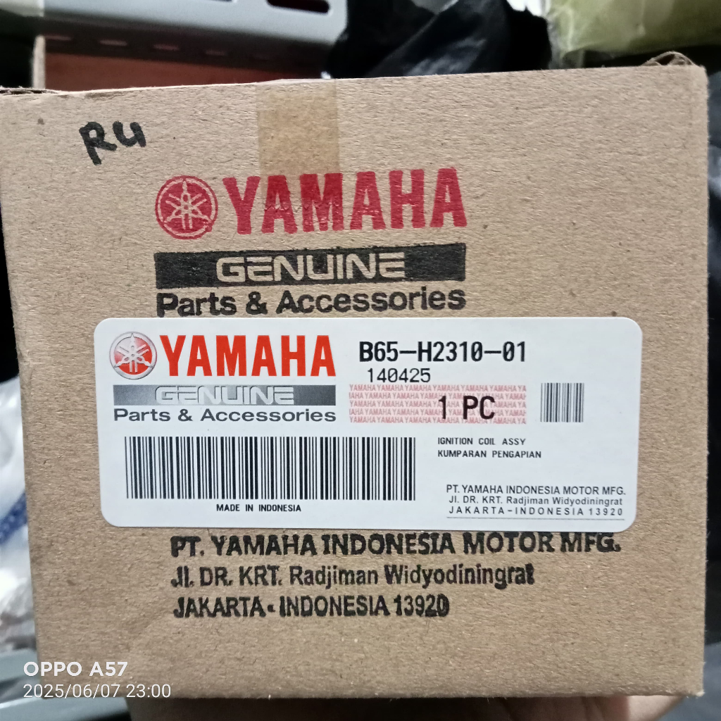 Koil Pengapian untuk Aerox 155, Lexi, Komponen Pengapian Motor Matic, Kode B65-H2310-00
