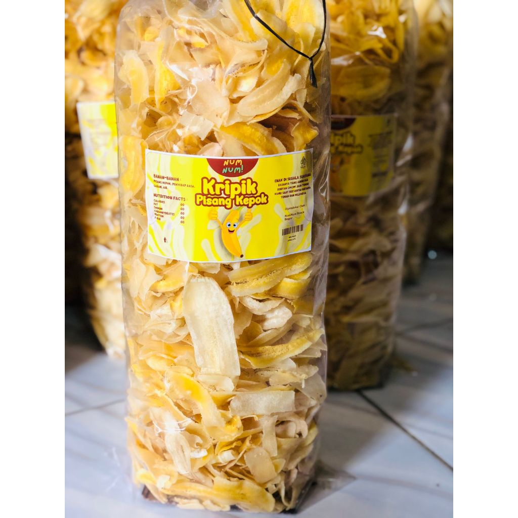 

Keripik Pisang Kepok Bogor Enak Renyah Dan Lembut 1kg