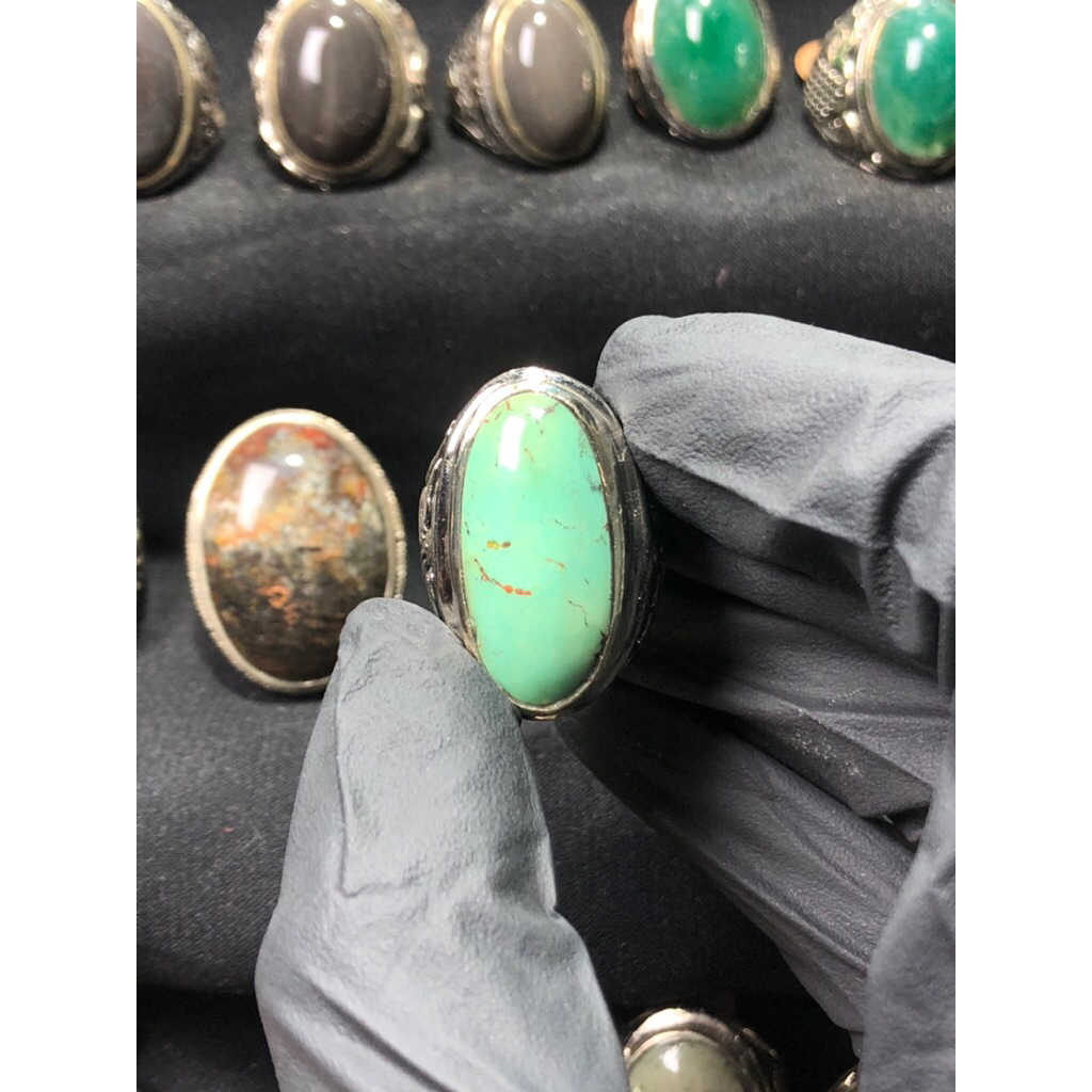 Batu Pirus Persia Semi Polos