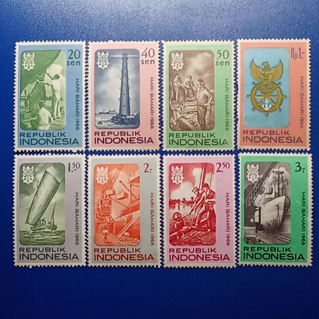 

Prangko Seri Hari Bahari Tahun 1966