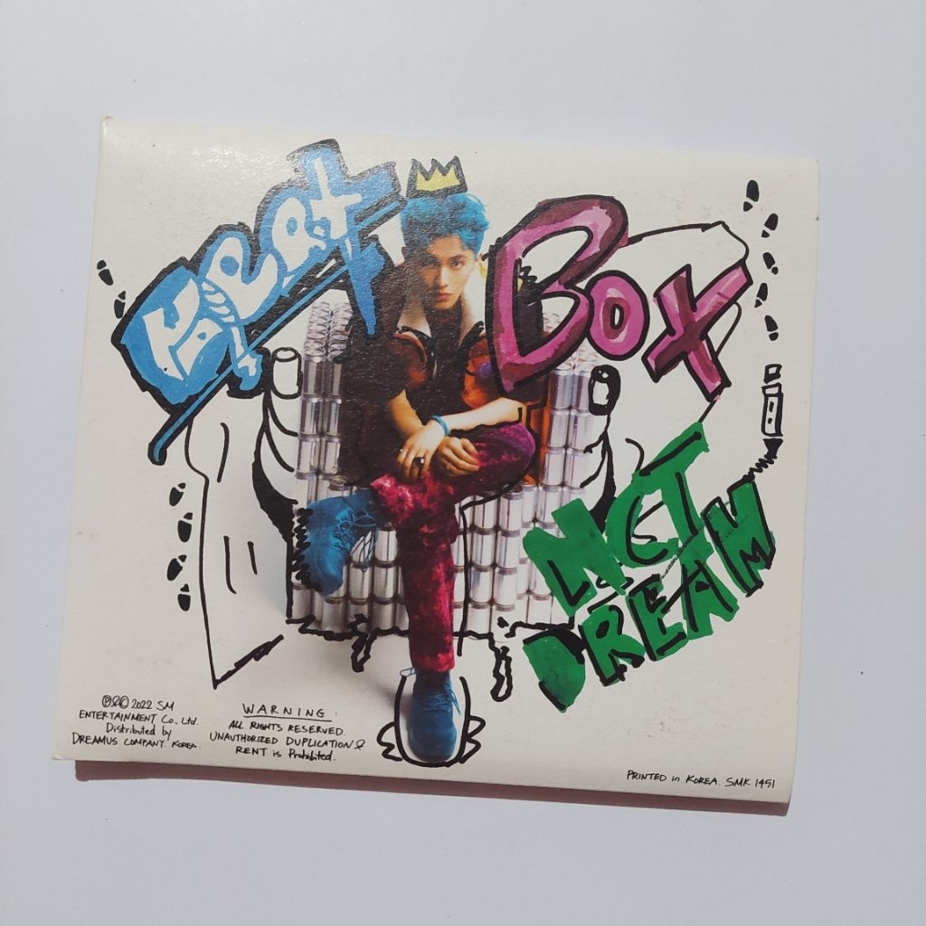 ALBUM DIGIPACK ONLY MARK BEATBOX NCT DREAM OFFICIAL