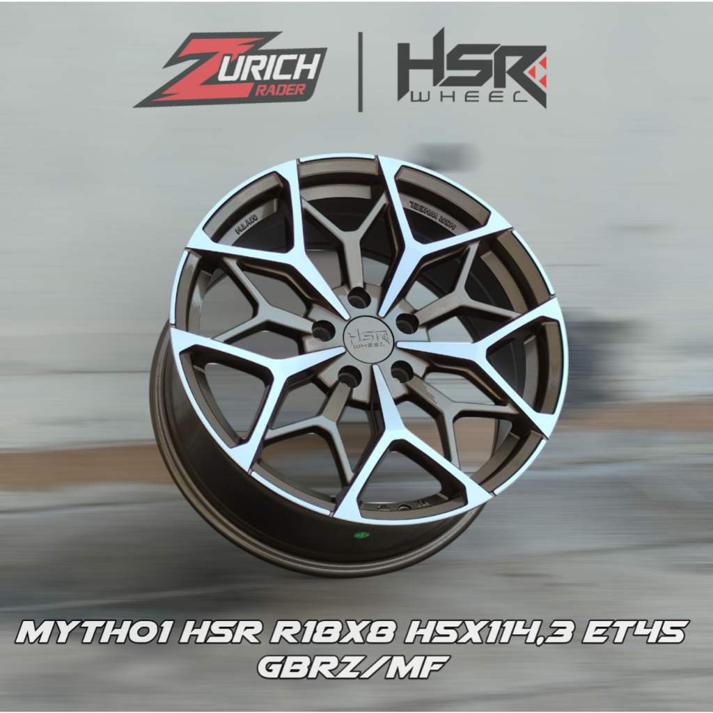 Velg Mobil Ring 18 Xpander Xforce Santafe Almaz Outlander Pelek R18 Hsr Wheel Myth01