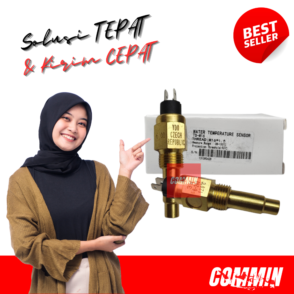 WATER TEMPERATURE VDO 16MM SENSOR SUHU TEMPERATUR AIR VDO