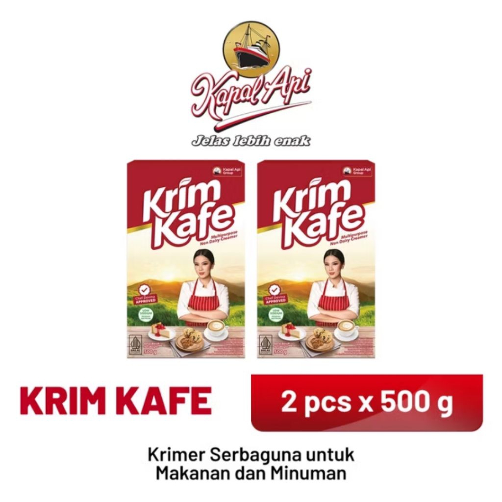 

KAPAL API KRIM KAFE KRIMER 500Gram 2pcs