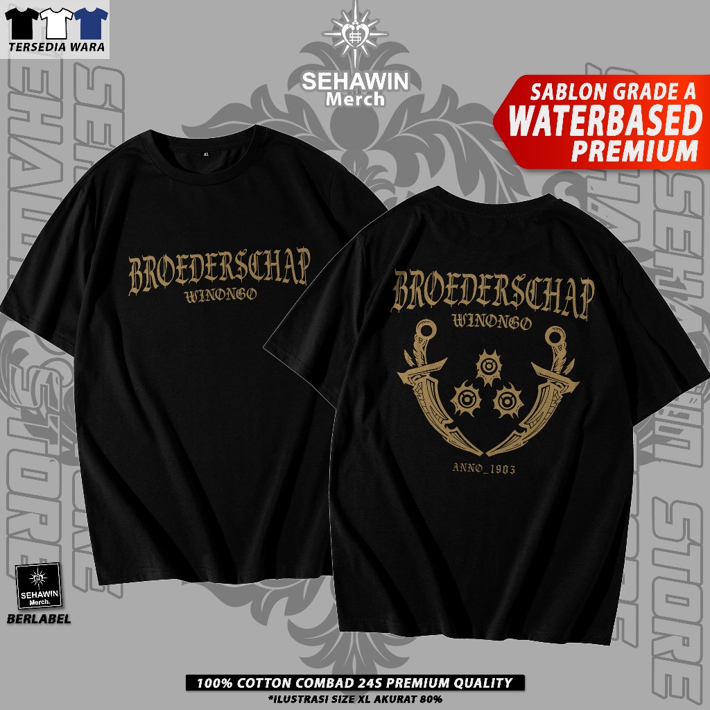 KAOS PSHW 24s - BROEDERSCHAP WINONGO KERAMBIK GOLD