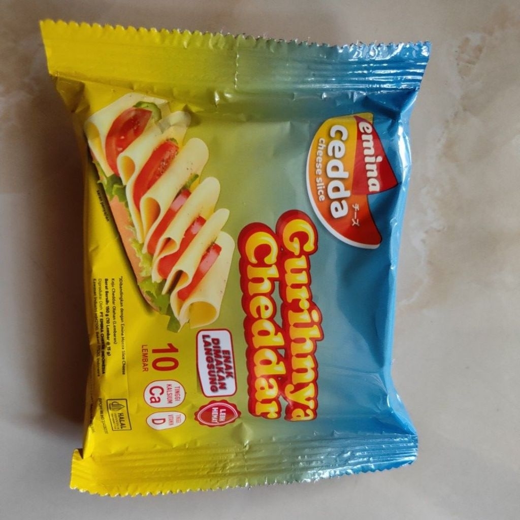 

Emina cedda keju lembaran isi 10 keju slice
