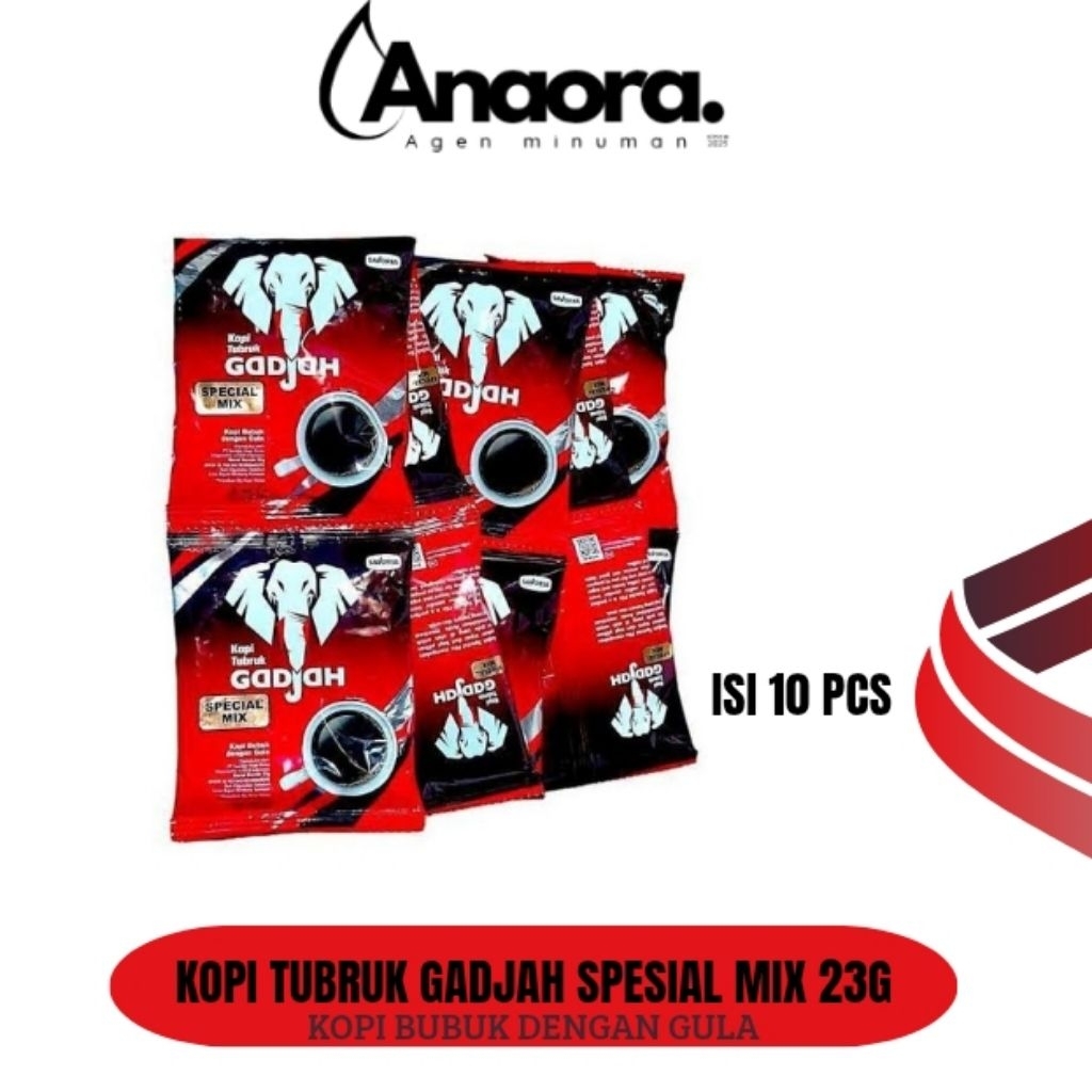 

kopi tubruk gadjah spesial mix kopi dengan gula 23g