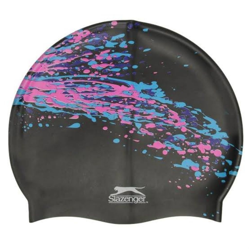 SLAZENGER SILICONE SWIM CAP  -  TOPI RENANG SLAZENGER