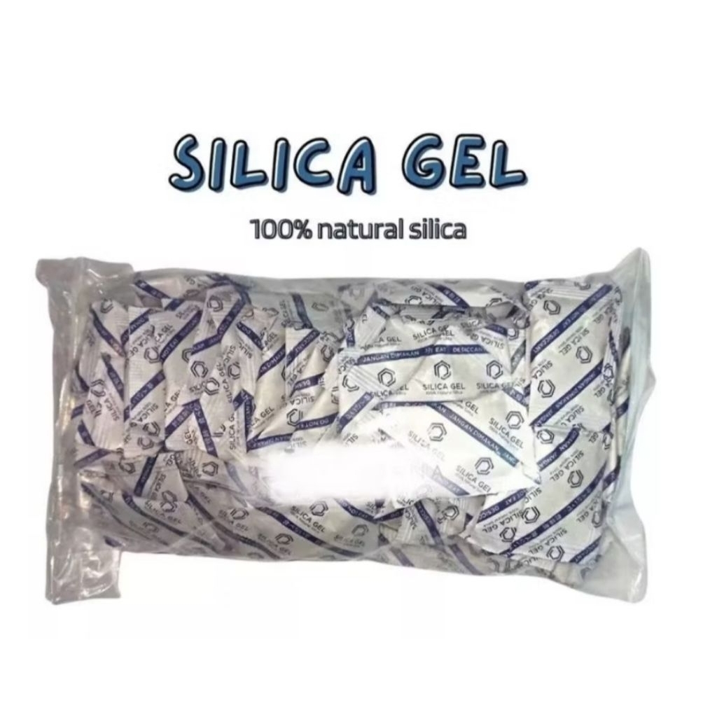 

( Ready Parepare ) Silica Gel 100% Natural Silica Alami isi 100 Pcs Food Grade Aman Untuk Makanan / Serap Lembab Pada Makanan Kemasan
