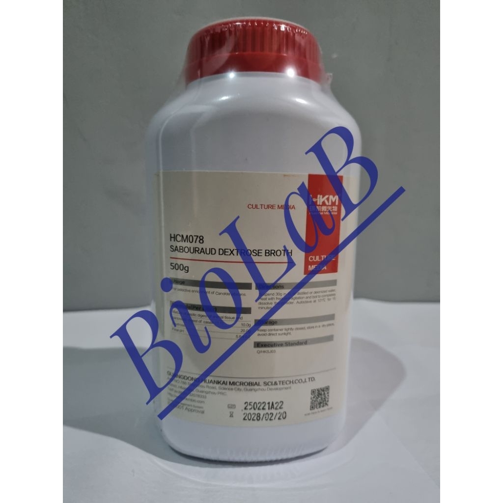 Sabouraud Dextrose Broth, 500 Gram