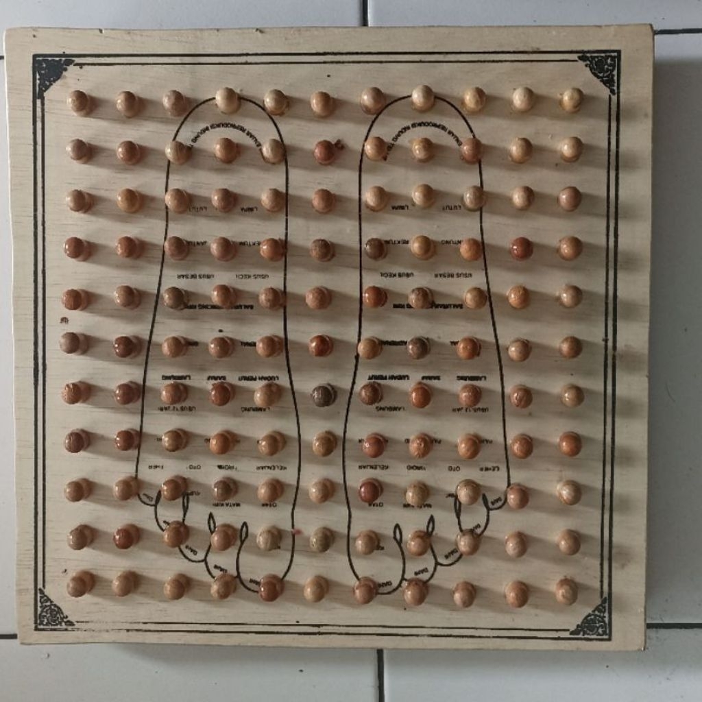 Alat refleksi kaki bahaan kayu berkualitas/ Papan kayu Alat Refleksi kaki