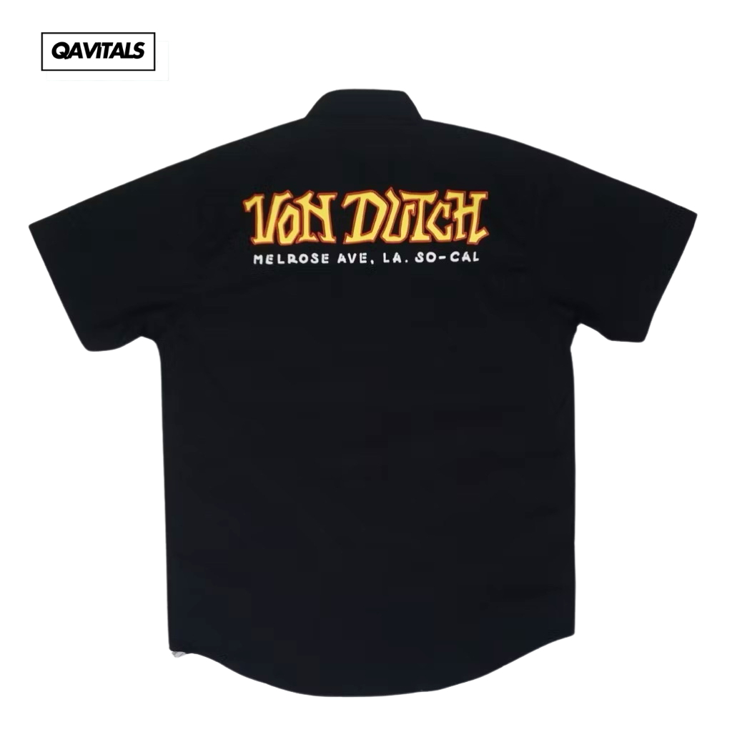 VON DUTCH Workshirt ORIGINAL FULLTAG ART YELLOW (VW-11)