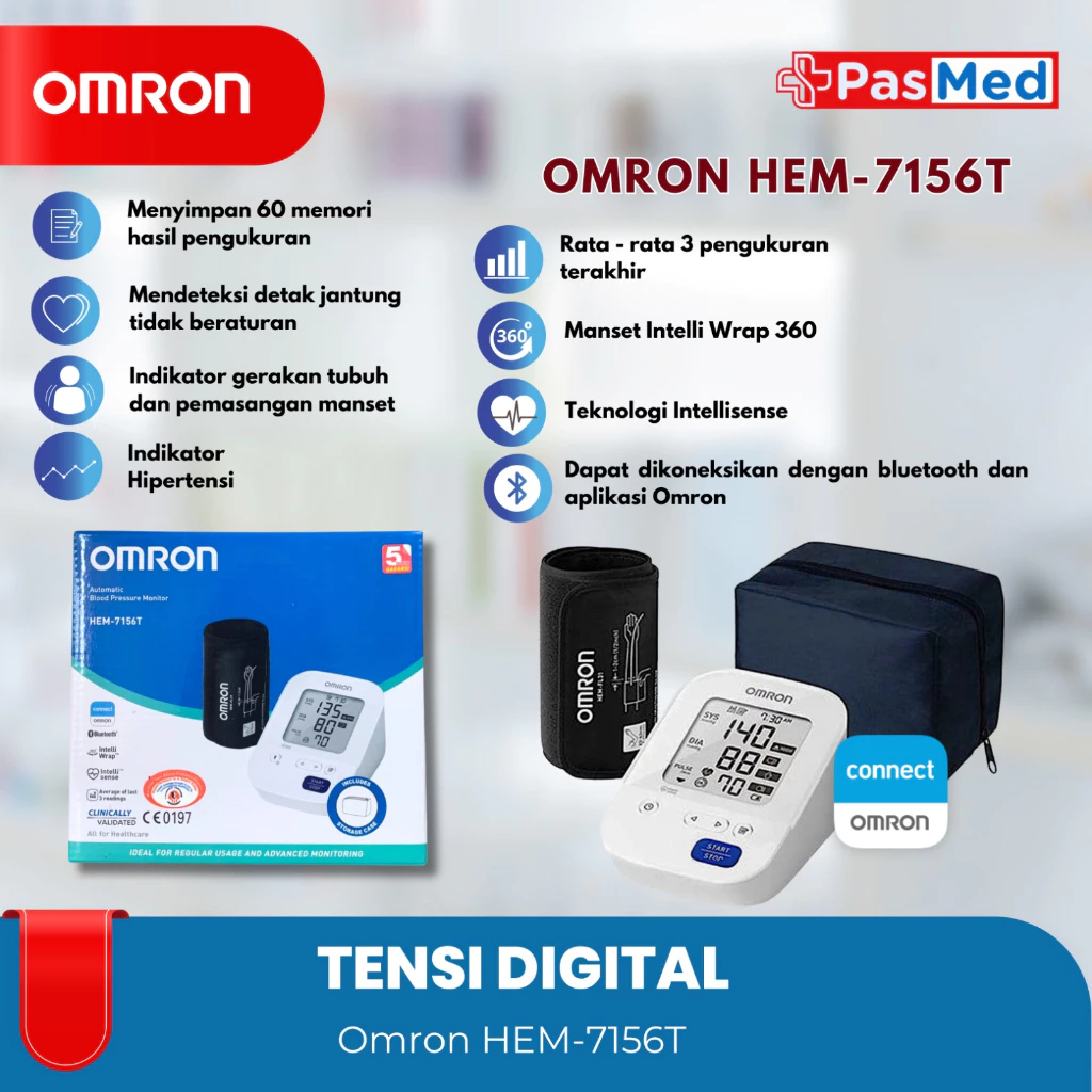 Tensi Digital OMRON 7156 Tensi Omron 7156T