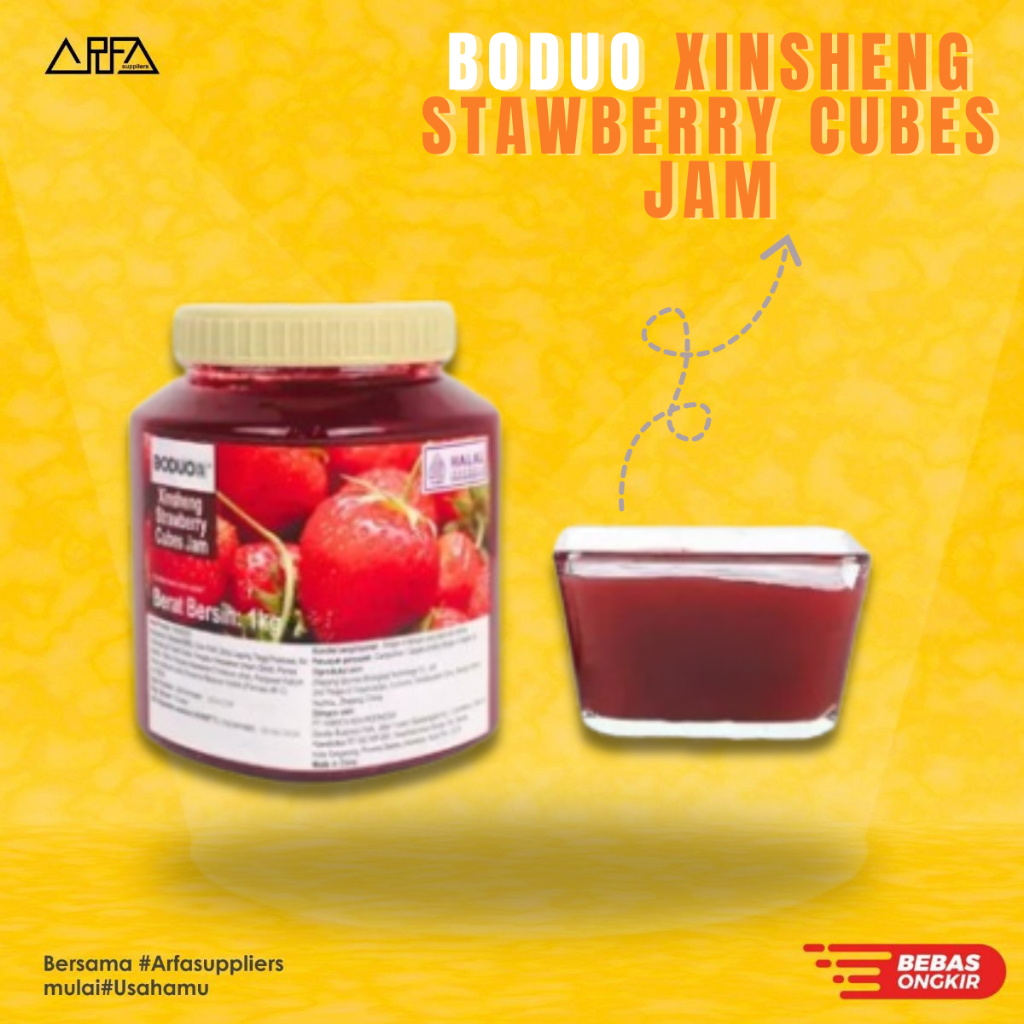 

Boduo Xinsheng Strawberry Cubes Jam