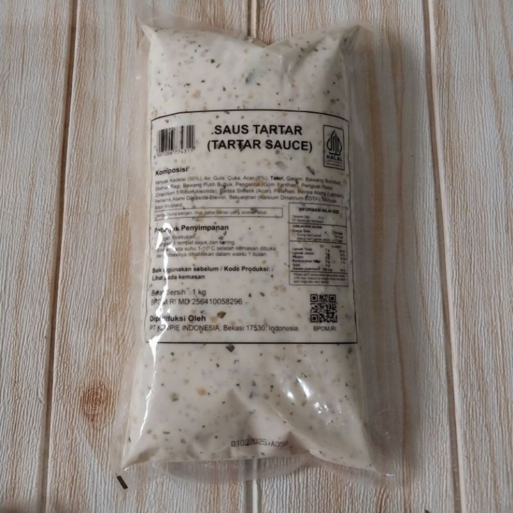 

Kewpie Saus Tartar / Tartar Sauce 1KG