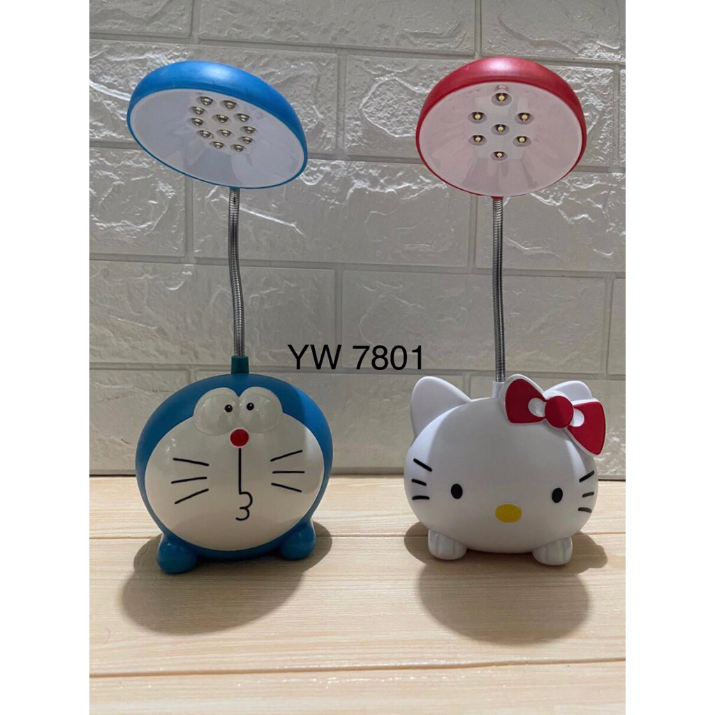 lampu belajar karakter / lampu belajar lucu / lampu belajar untuk kado / lampu belajar batrai charge