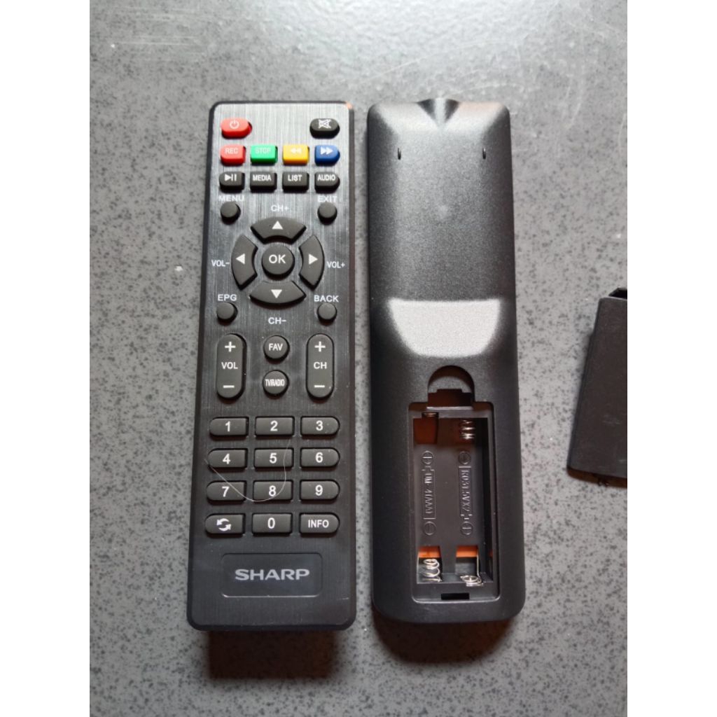 REMOTE SET TOP BOX DVB T2 SHARP ORIGINAL