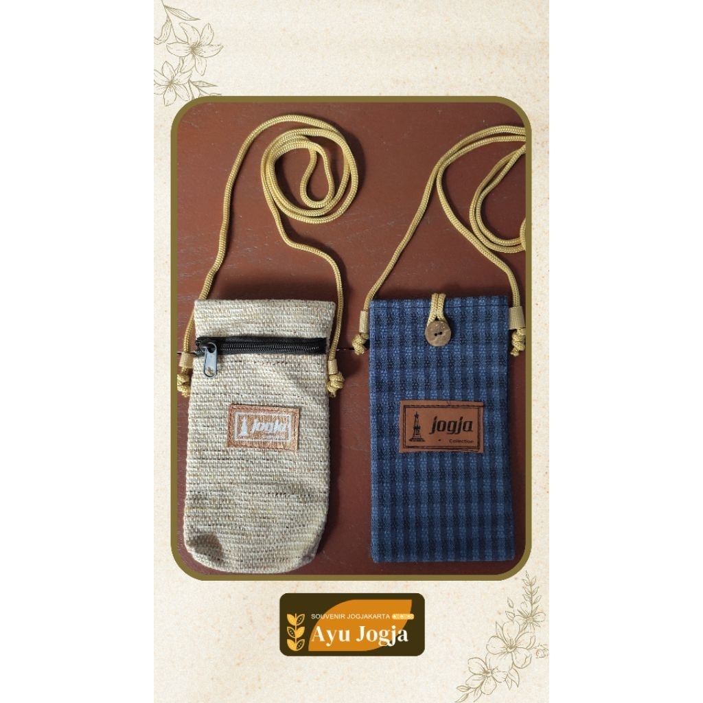 AyuJogja Pouch HP/Tempat HP/Tas Kecil/Souvenir Jogja
