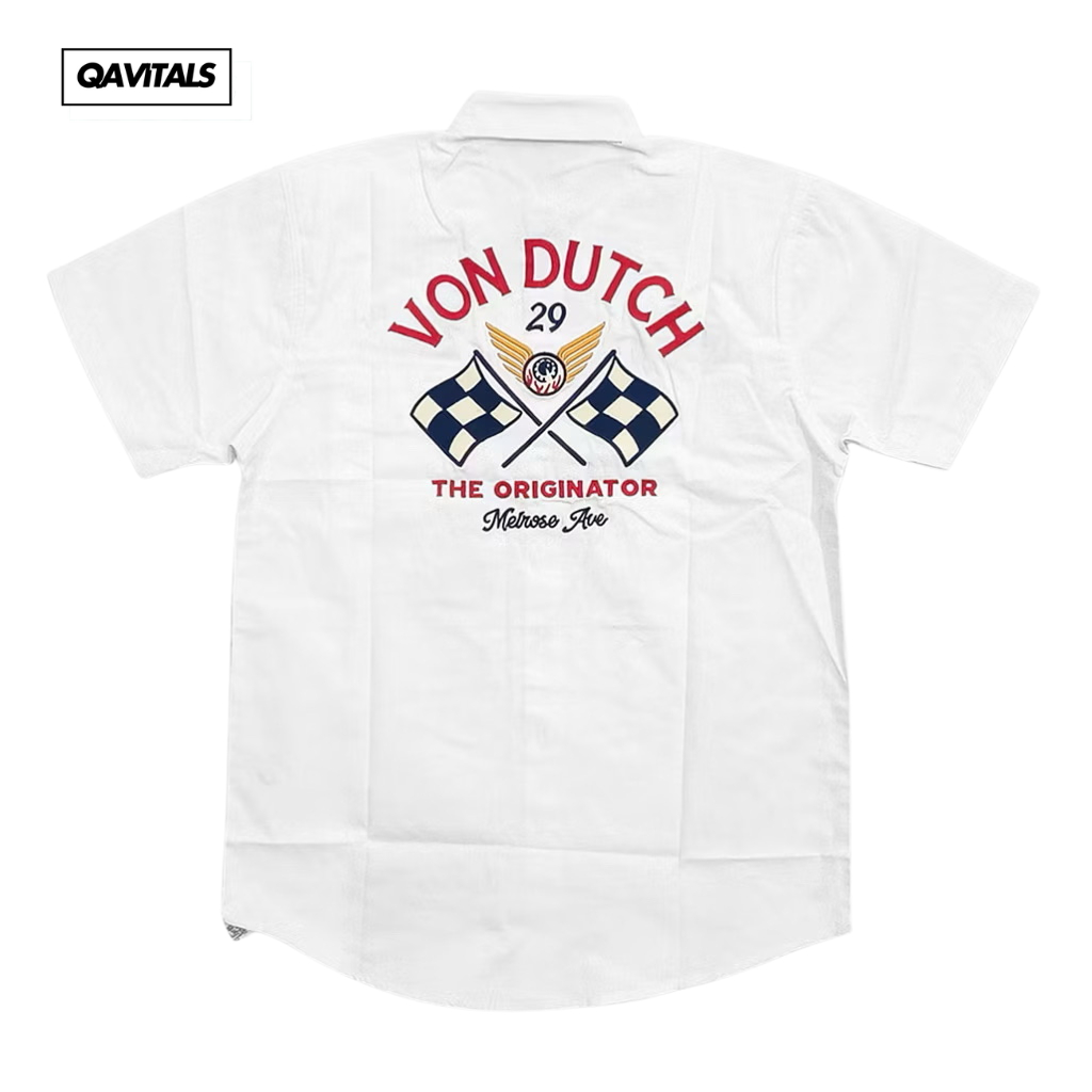 Workshirt VonDutch Best Seller Motif Flag 02 100% Original Store (VW-16)