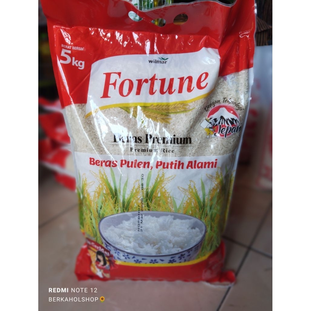 

BERAS.FORTUNEpremium/5kgputihbersihpulen