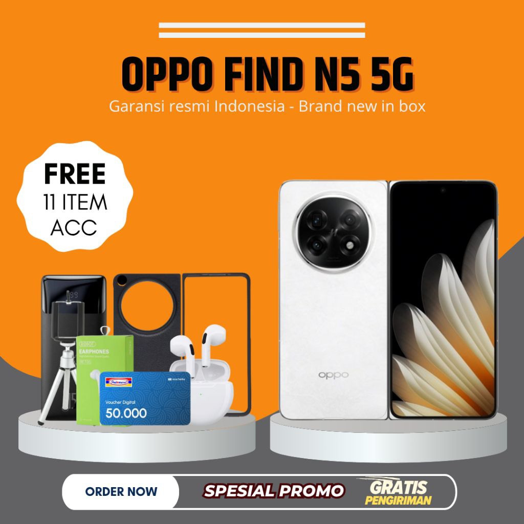 OPPO FIND N5 5G 16GB/512GB GARANSI RESMI