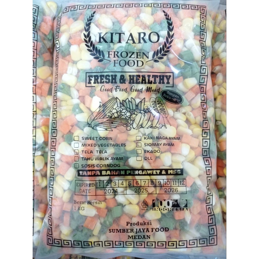 

KITARO - MIXED VEGETABLES 1KG