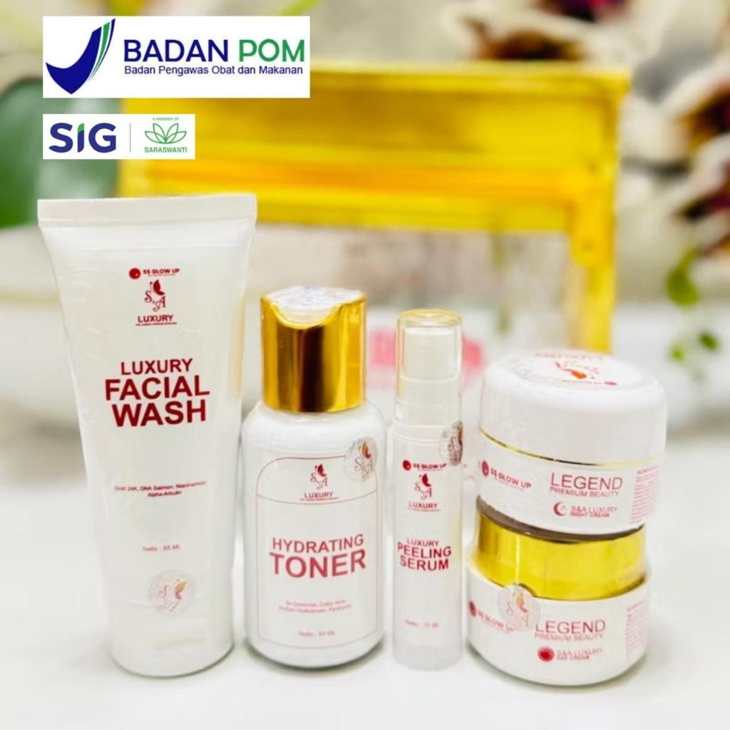 Paket Legend Luxury Premium BPOM Klinik (Forte) by SS Glow Up Feat S&A