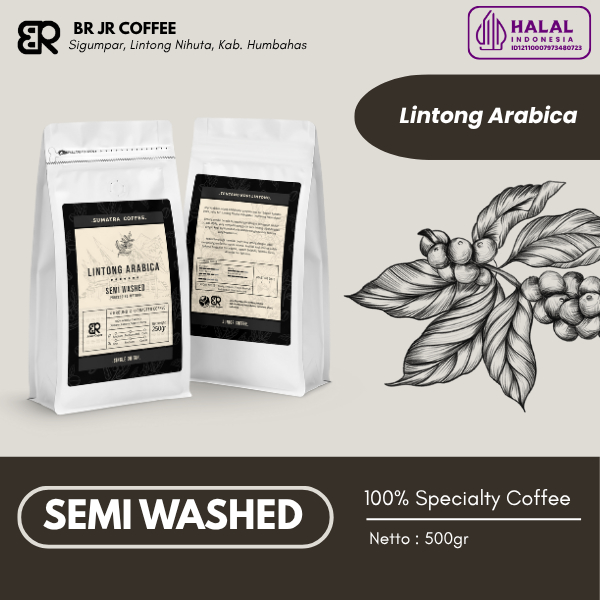 

Kopi Bubuk Arabika Lintong 500gr Semi Washed - Specialty Coffee